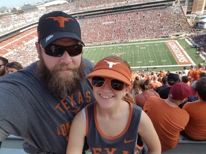 Shawn attended University of Texas Longhorns vs. West Virginia - NCAA Football on Nov 12th 2016 via VetTix 