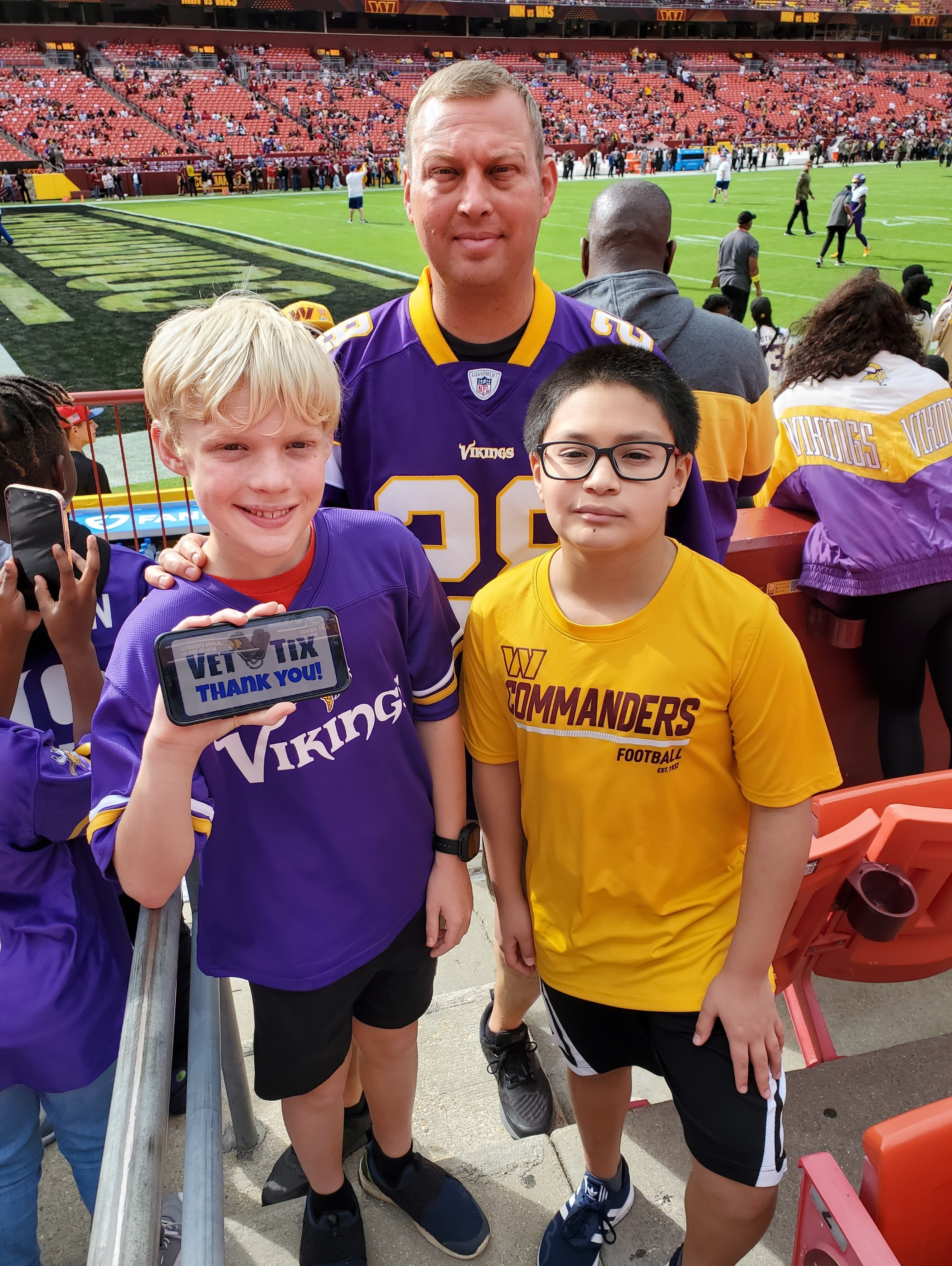 Event Feedback: Washington Commanders - NFL vs Minnesota Vikings