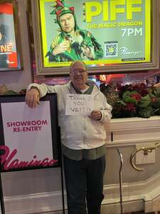 John King attended Piff the Magic Dragon (las Vegas) on Nov 27th 2022 via VetTix 