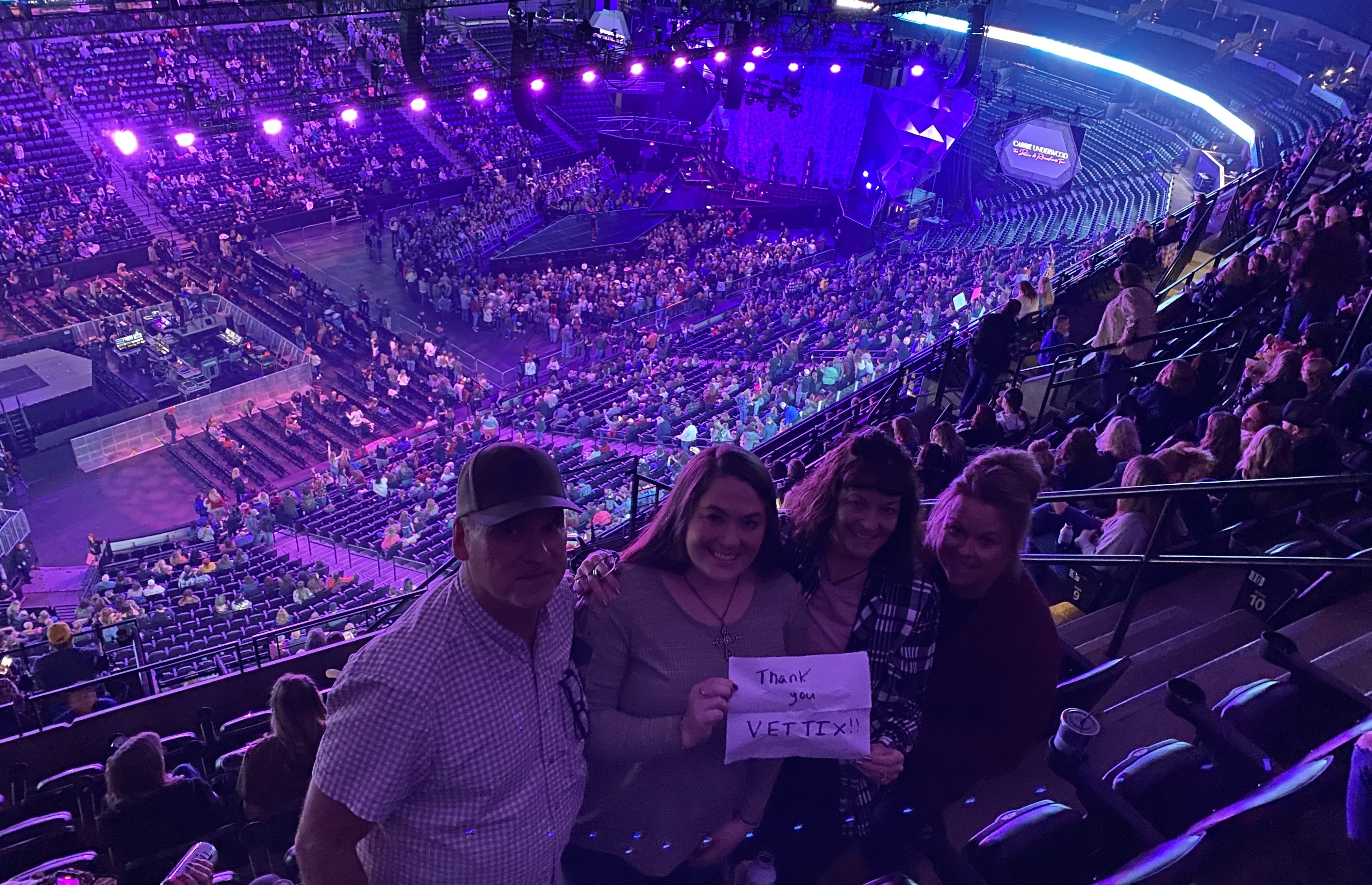 Purple Denim & Rhinestones Tour Photo T-Shirt