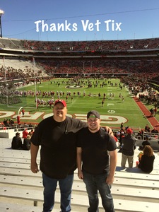 Georgia Bulldogs vs. University of Louisiana Lafayette - NCAA Football - Military Appreciation