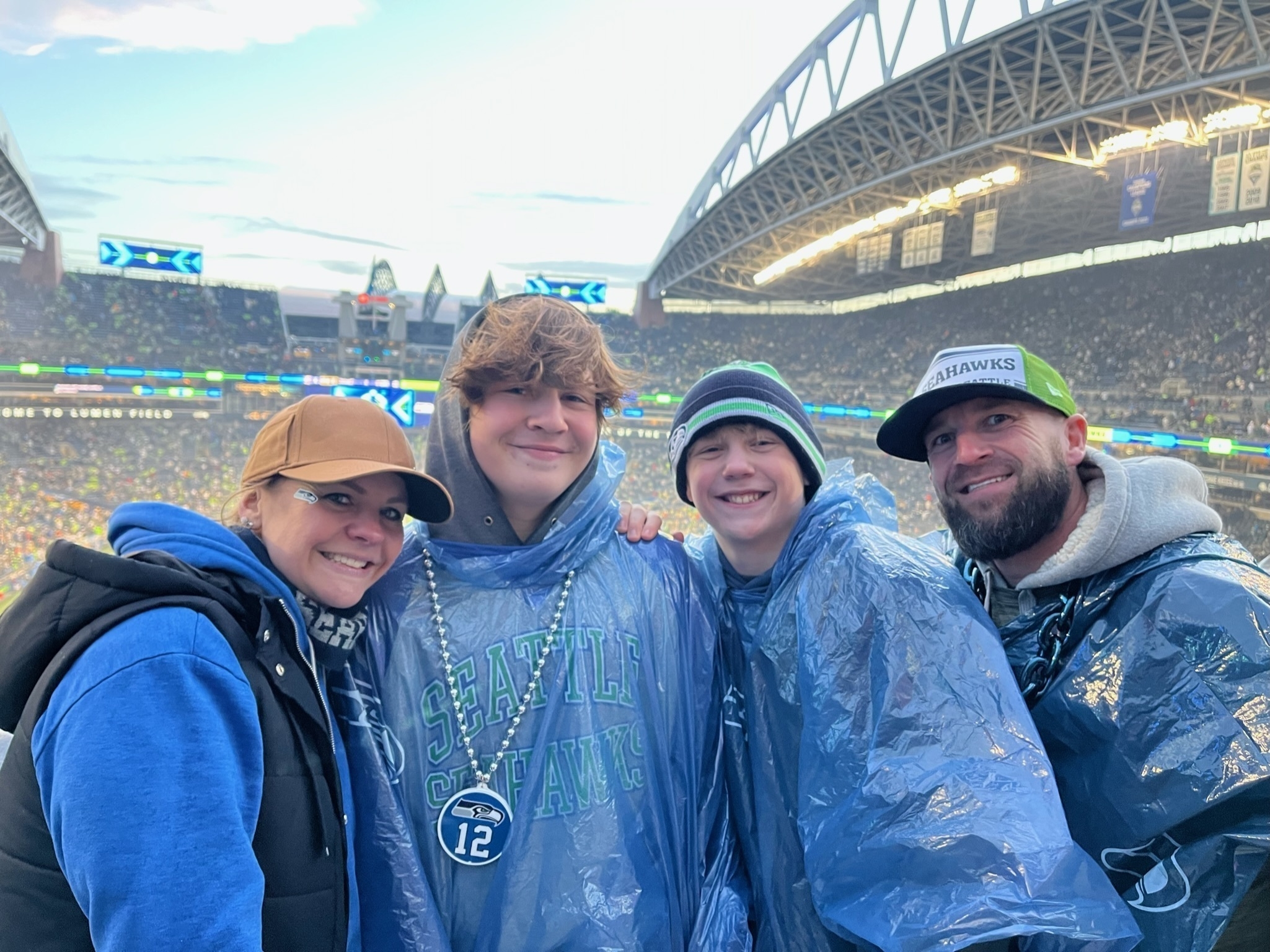 Seattle Seahawks Rain Poncho