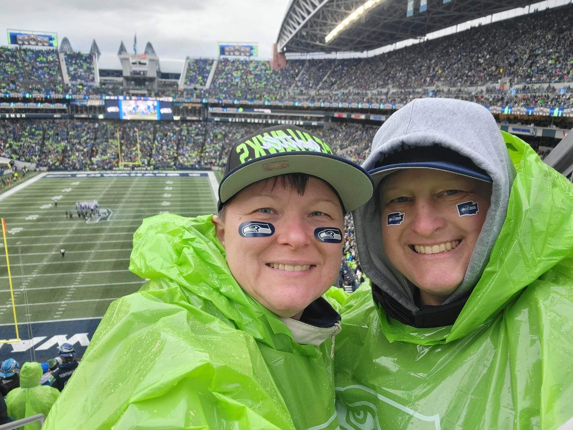 seattle seahawks raincoat