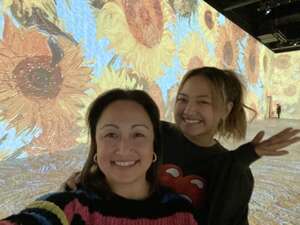 The Gavino Family attended Immersive Van Gogh Exhibit Las Vegas on Nov 28th 2022 via VetTix 