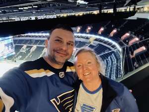 Sheila attended St. Louis Blues - NHL vs Dallas Stars on Nov 28th 2022 via VetTix 