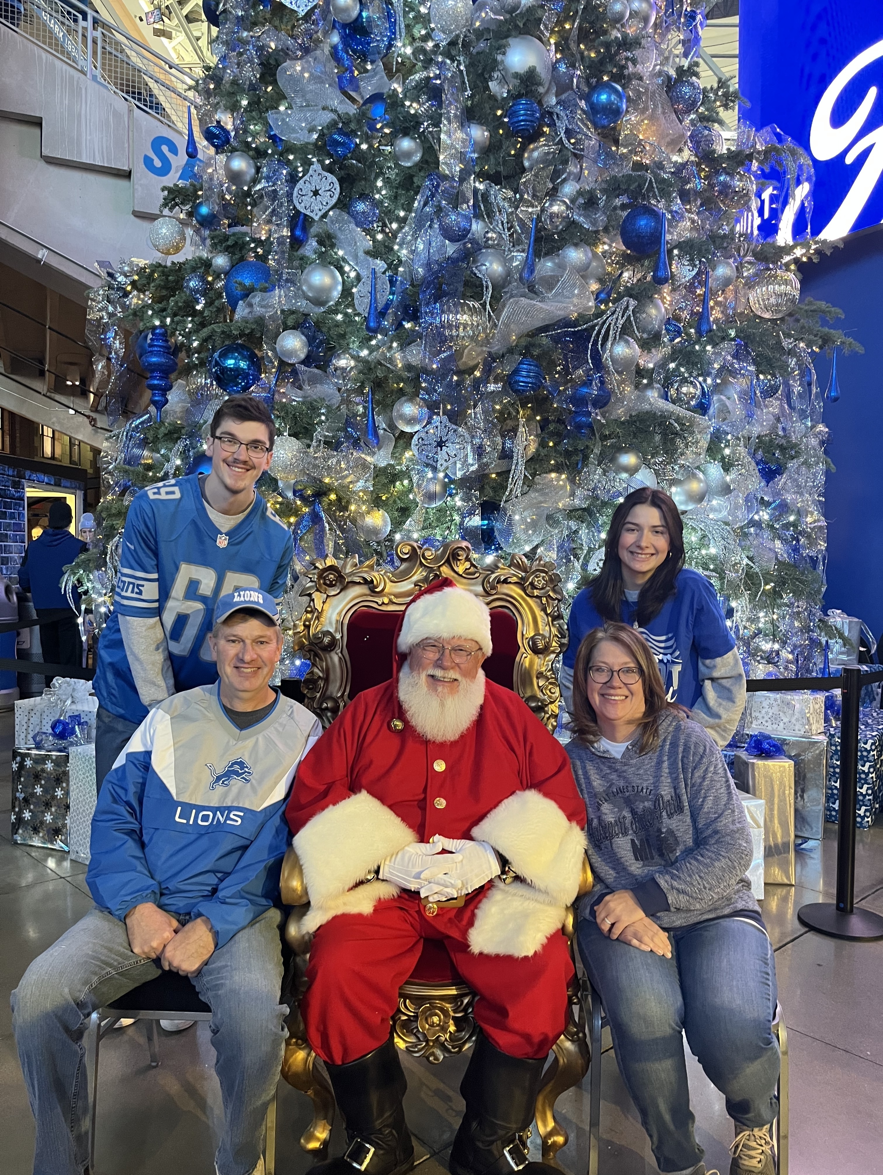 Detroit Lions Scoreboard Ornament