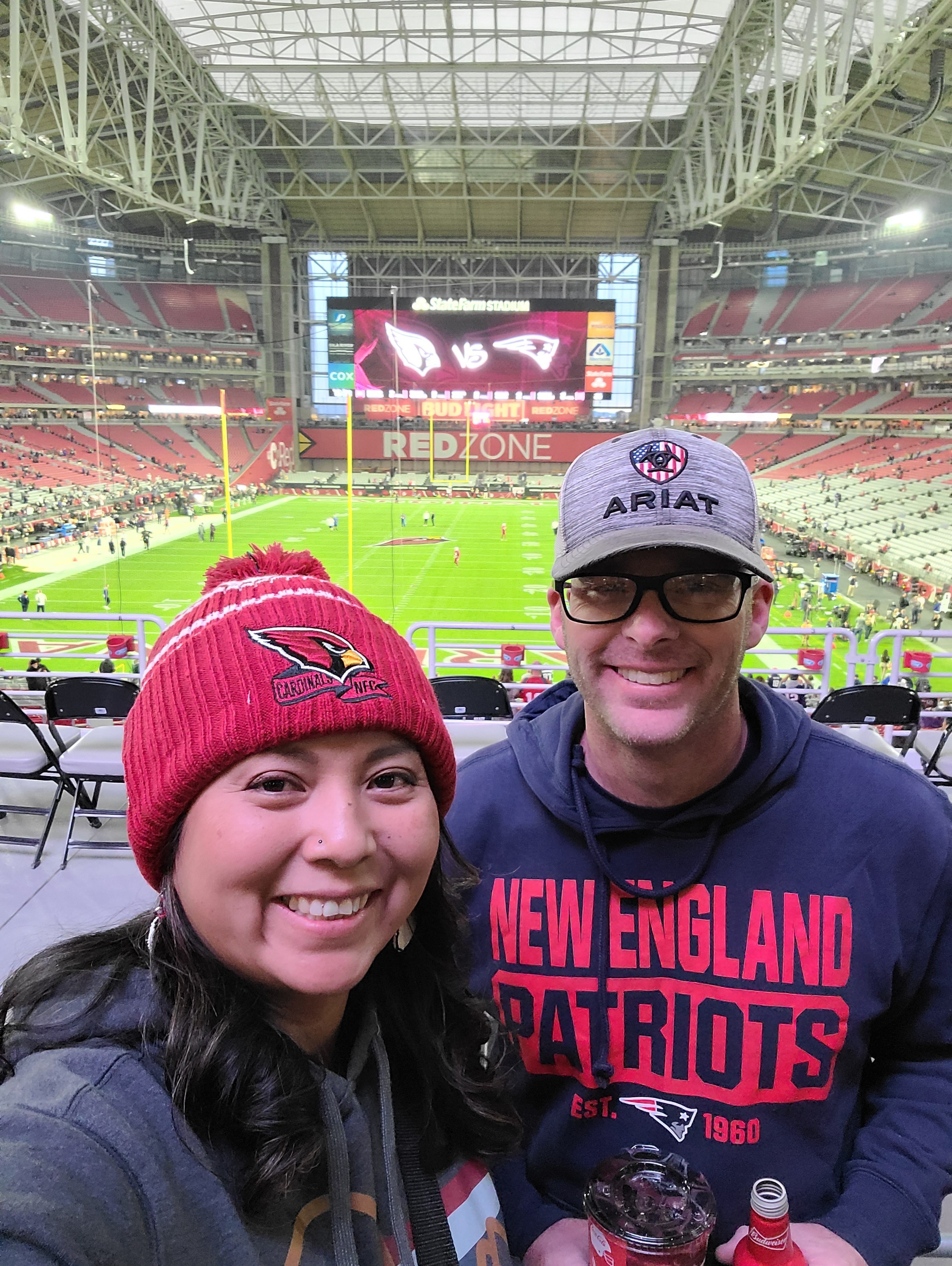 Event Feedback: Arizona Cardinals - NFL vs New England Patriots