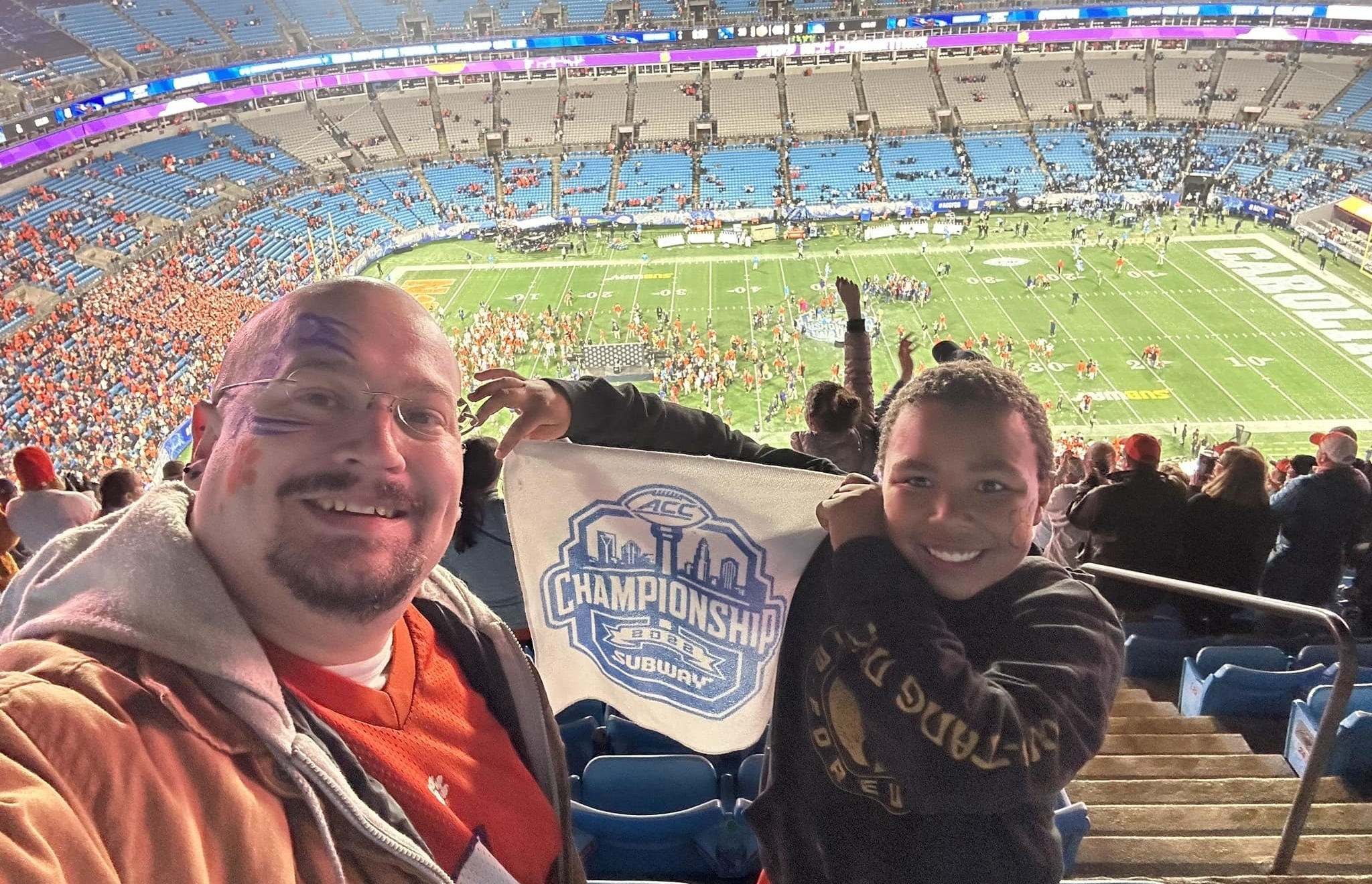 Section 542 at Bank of America Stadium 