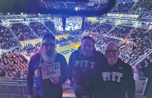 Kerry and Pitt Panther fans attended Pittsburgh Panthers - NCAA Men's Basketball vs Miami Hurricanes on Jan 28th 2023 via VetTix 