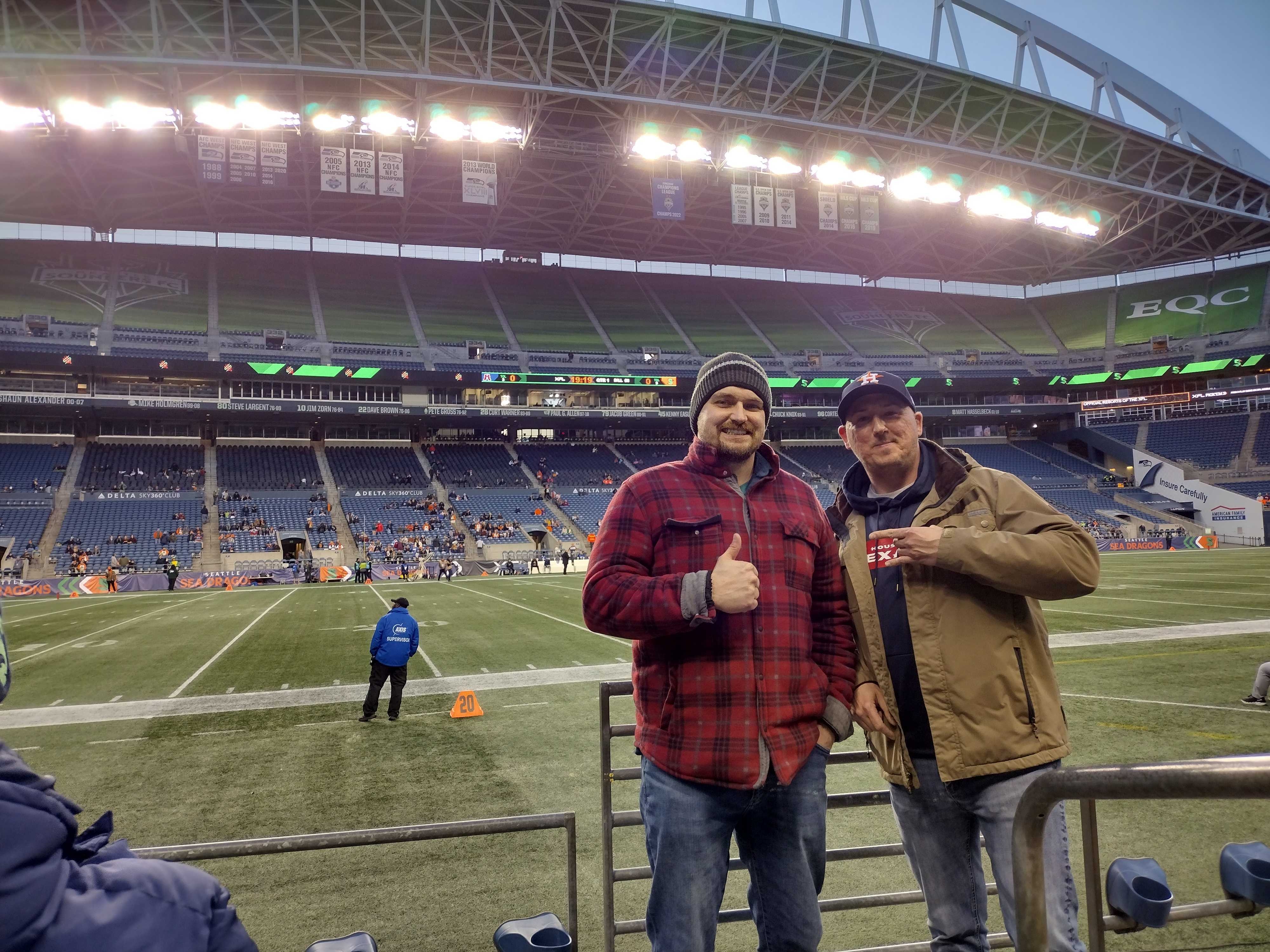 Seattle Sea Dragons vs. Houston Roughnecks