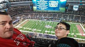 James attended Cotton Bowl Classic - Western Michigan Broncos vs. Wisconsin Badgers - NCAA Football on Jan 2nd 2017 via VetTix 