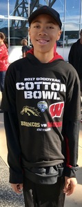DONALD attended Cotton Bowl Classic - Western Michigan Broncos vs. Wisconsin Badgers - NCAA Football on Jan 2nd 2017 via VetTix 