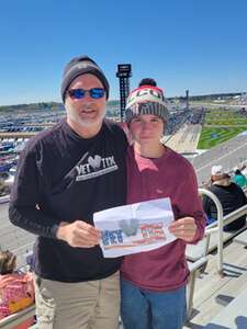 Richard attended Ambetter Health 400: NASCAR Cup Series on Mar 19th 2023 via VetTix 