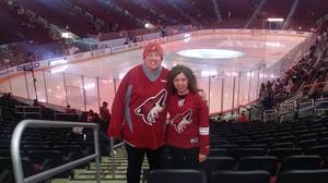 mitchell attended Arizona Coyotes vs. New York Islanders - NHL - All Tickets in Lower Level on Jan 7th 2017 via VetTix 