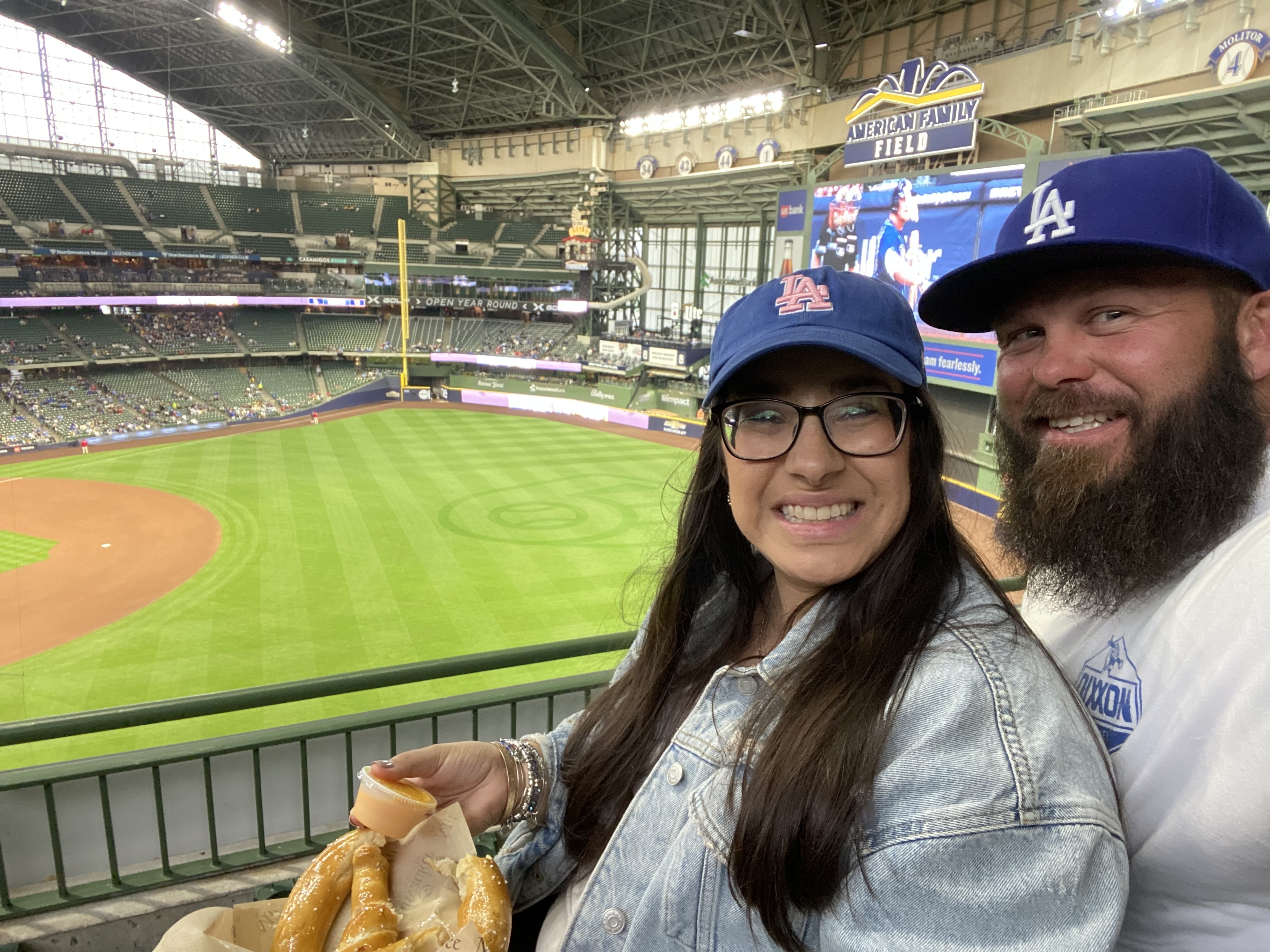 Brewers vs. Dodgers game photos at American Family Field in Milwaukee