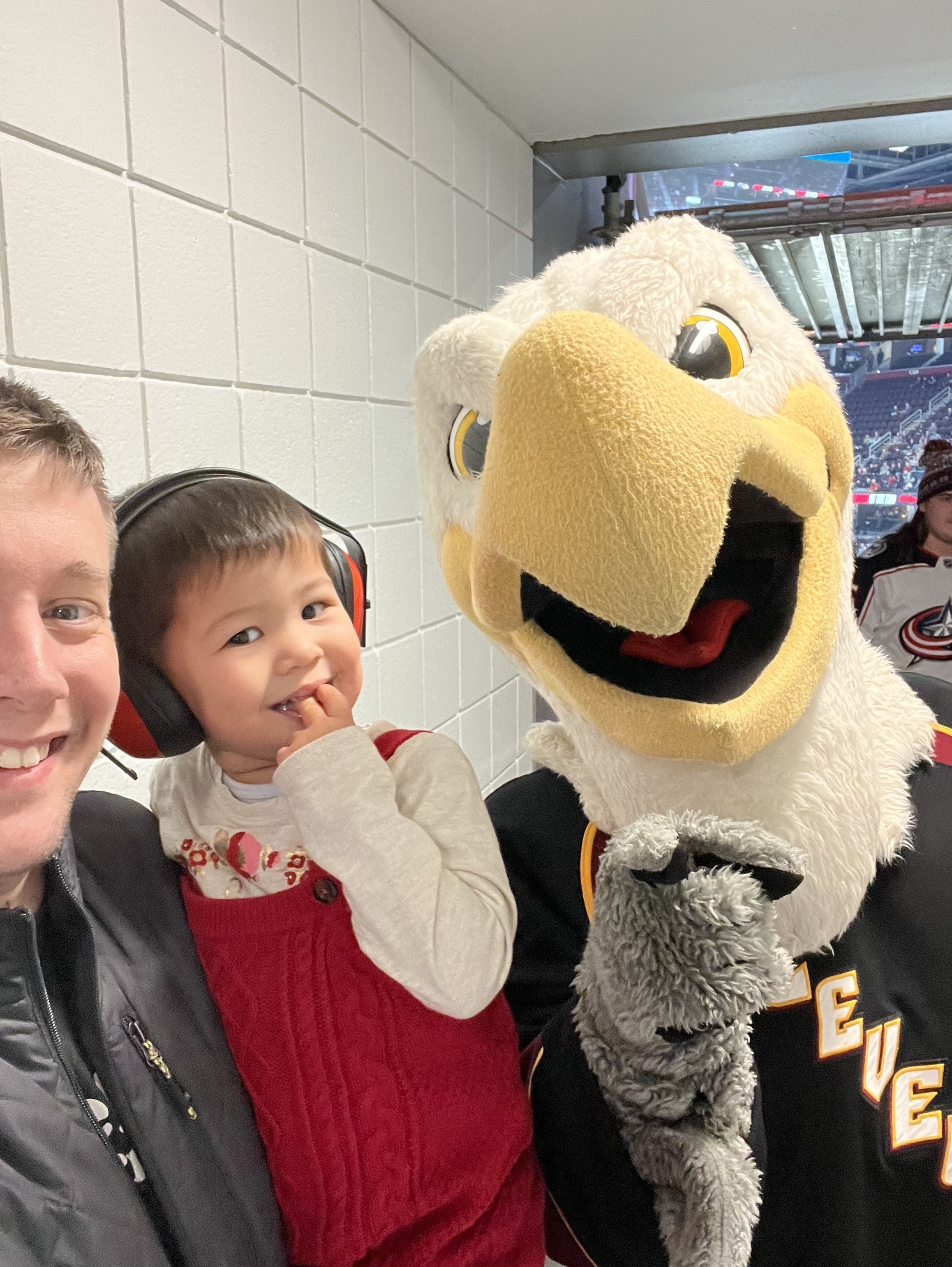 Mascot Night, It's mascot night at the Cleveland Monsters h…