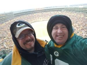 Dale attended Green Bay Packers vs. New York Giants - NFL Playoffs Wild Card Game on Jan 8th 2017 via VetTix 