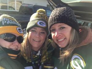 Angie attended Green Bay Packers vs. New York Giants - NFL Playoffs Wild Card Game on Jan 8th 2017 via VetTix 