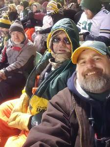 Ryan attended Green Bay Packers vs. New York Giants - NFL Playoffs Wild Card Game on Jan 8th 2017 via VetTix 