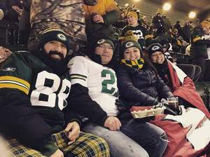 Ricoh attended Green Bay Packers vs. New York Giants - NFL Playoffs Wild Card Game on Jan 8th 2017 via VetTix 