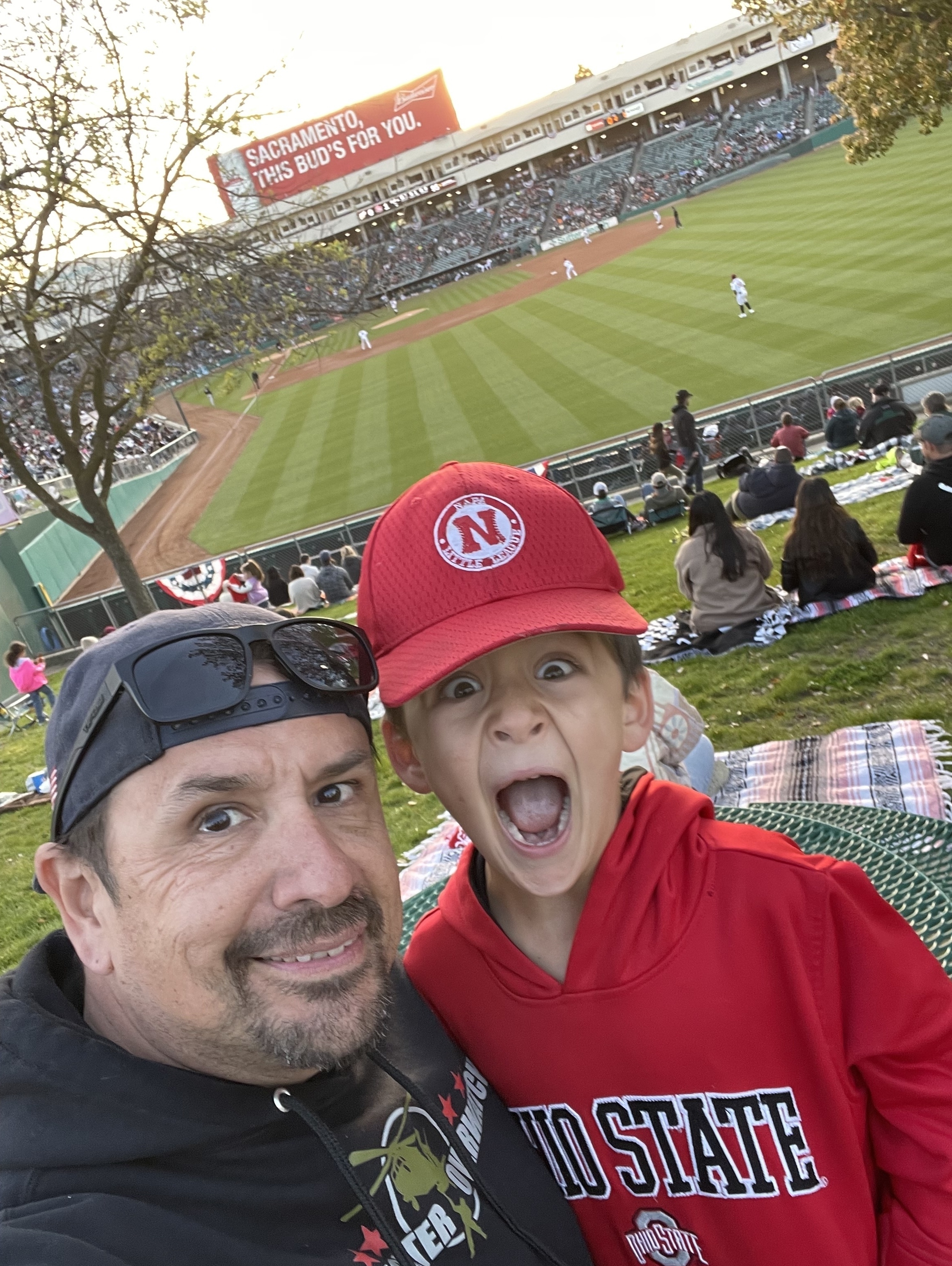 We went to a Chihuahuas baseball game and had a blast! The