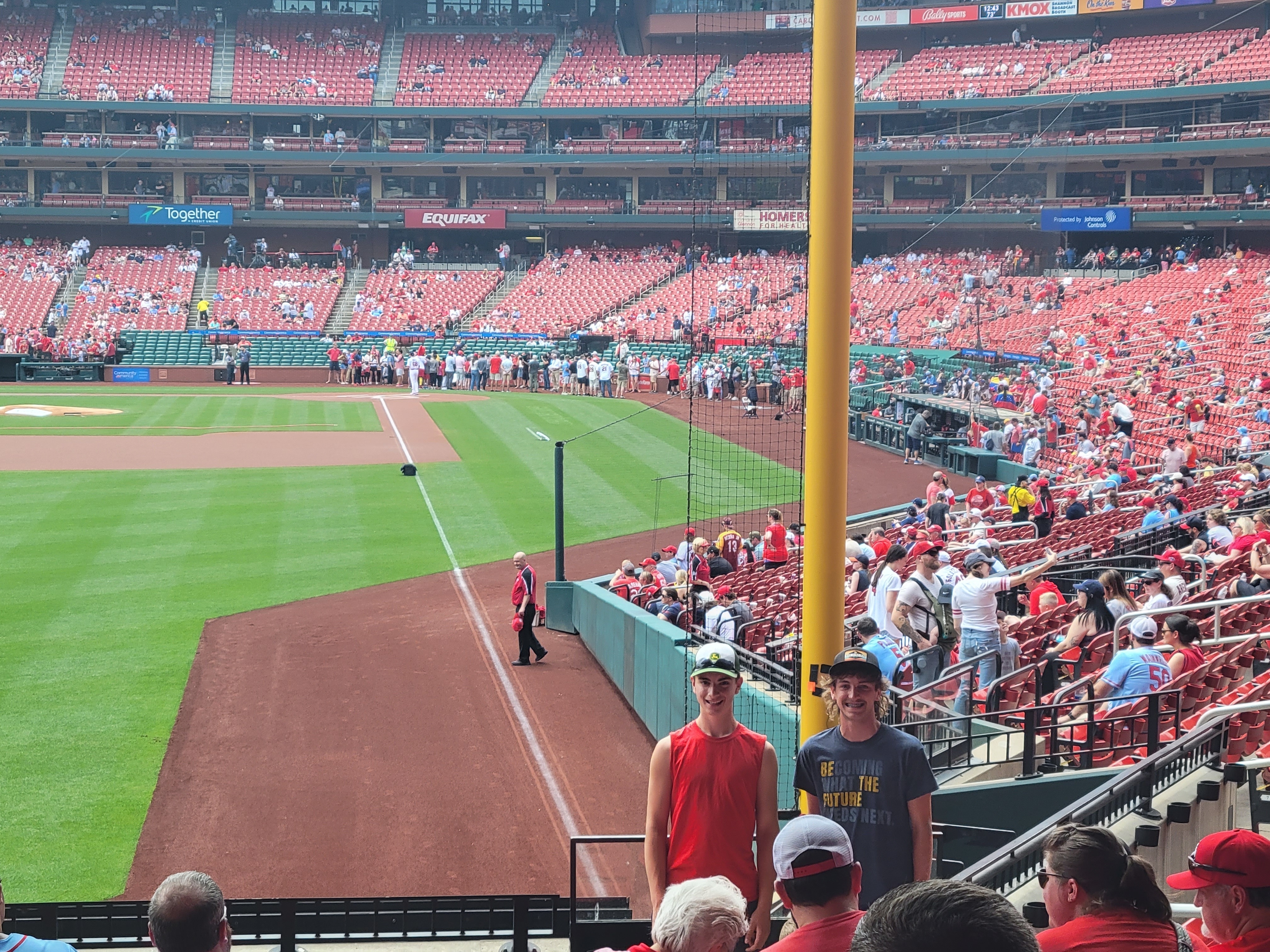 Left Field Porch 2 at Busch Stadium 