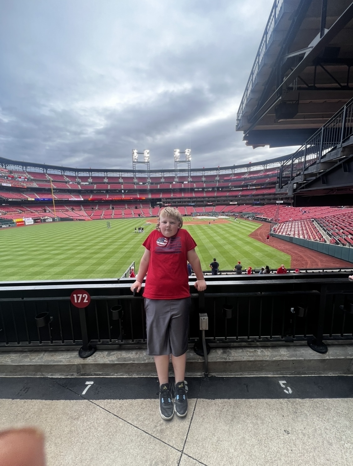 Section 127 at Busch Stadium 