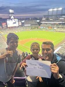 Colorado Rockies - MLB vs Milwaukee Brewers