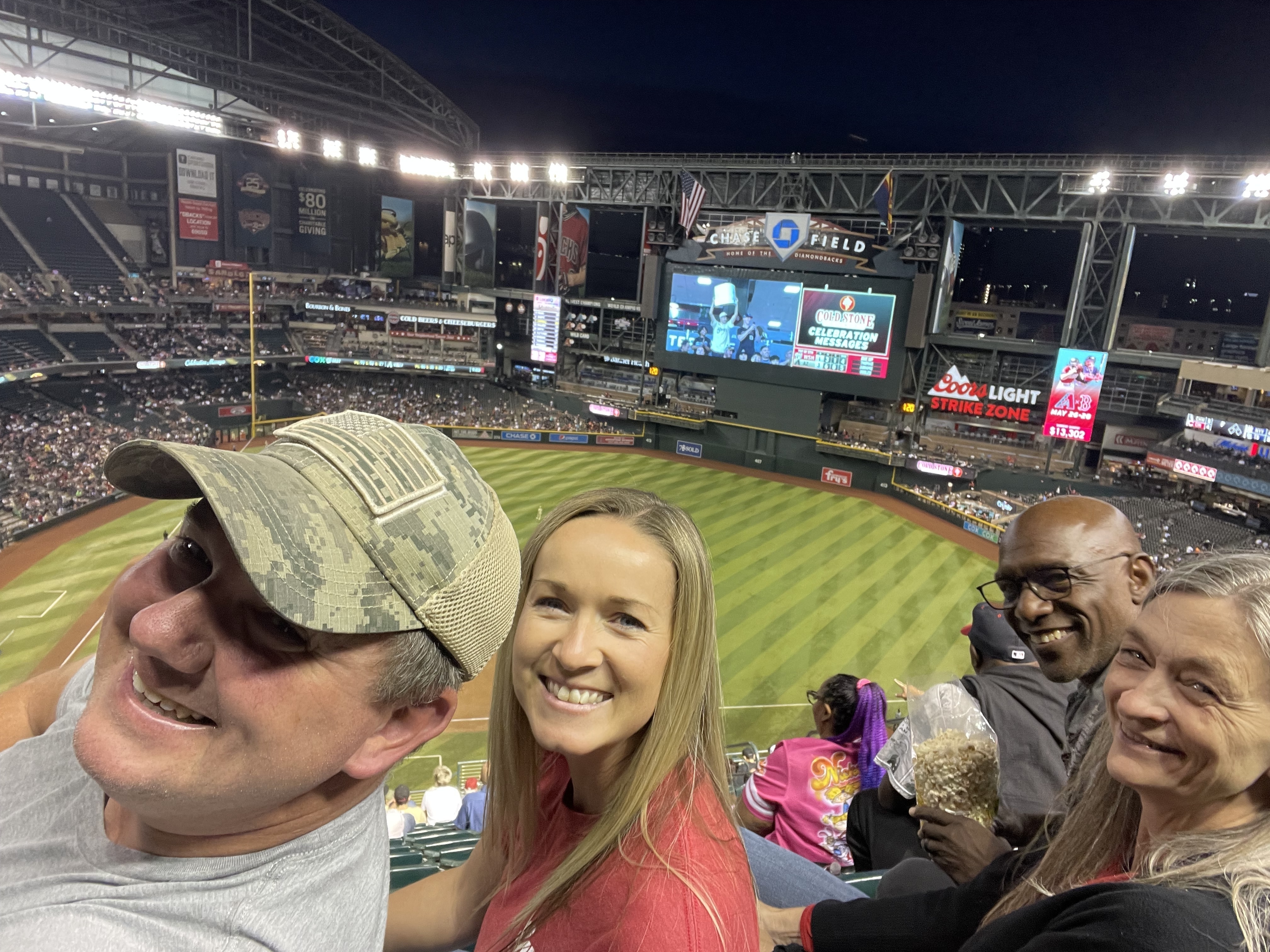 Arizona Diamondbacks honor veteran families at Chase Field on