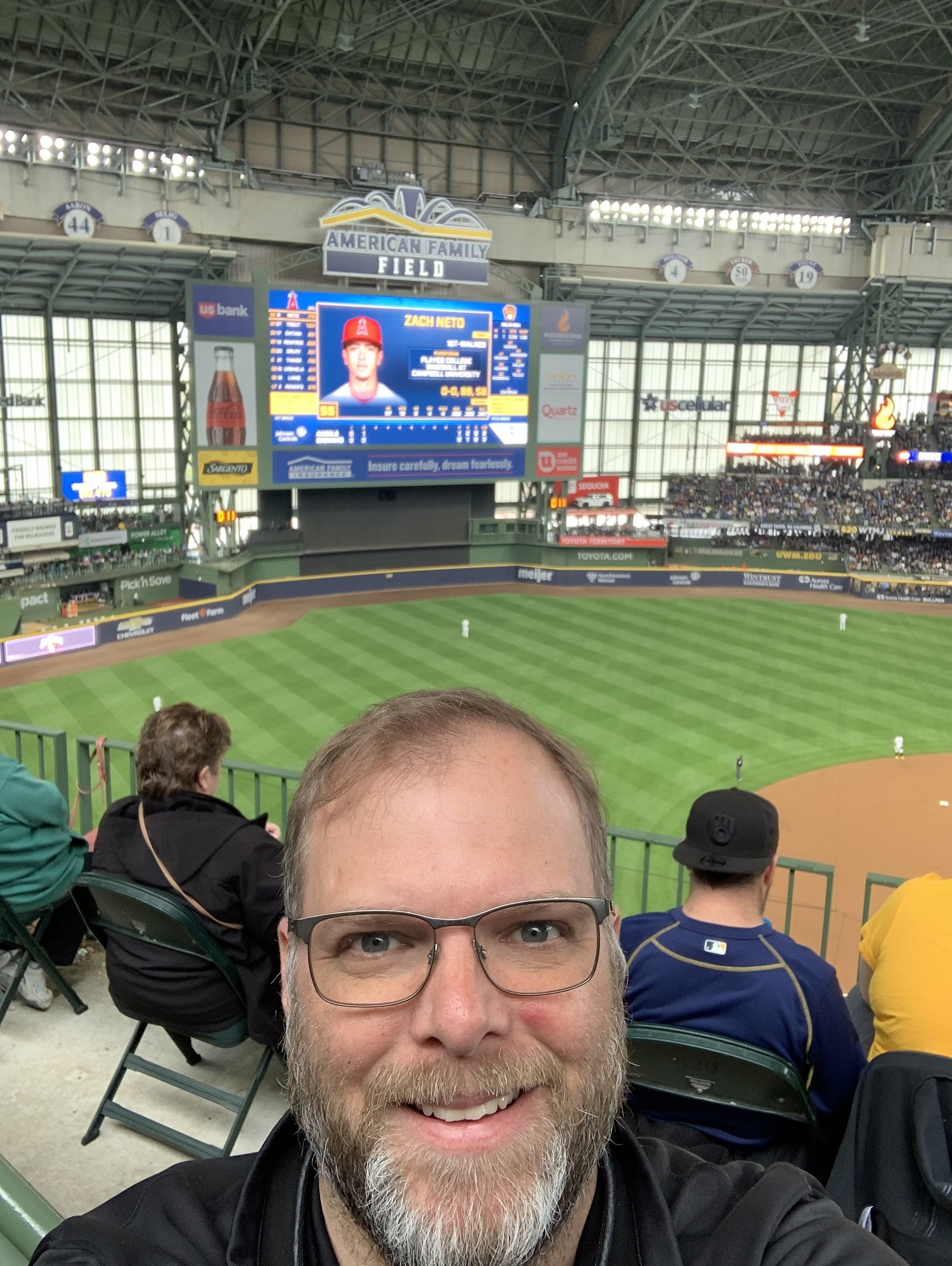 Brewers vs Los Angeles Angels game photos at American Family Field in  Milwaukee