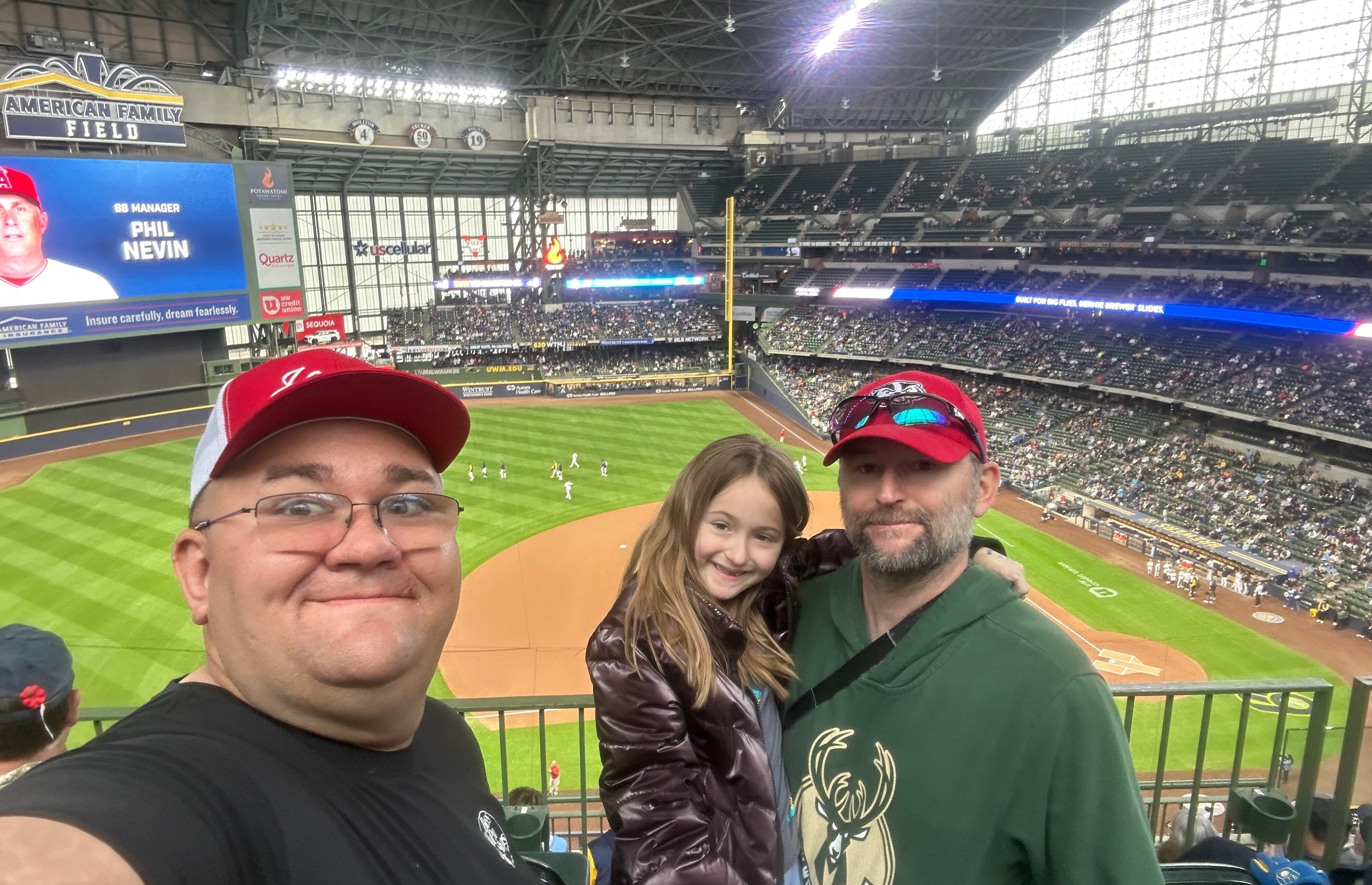 Brewers vs Angels game photos at American Family Field in Milwaukee