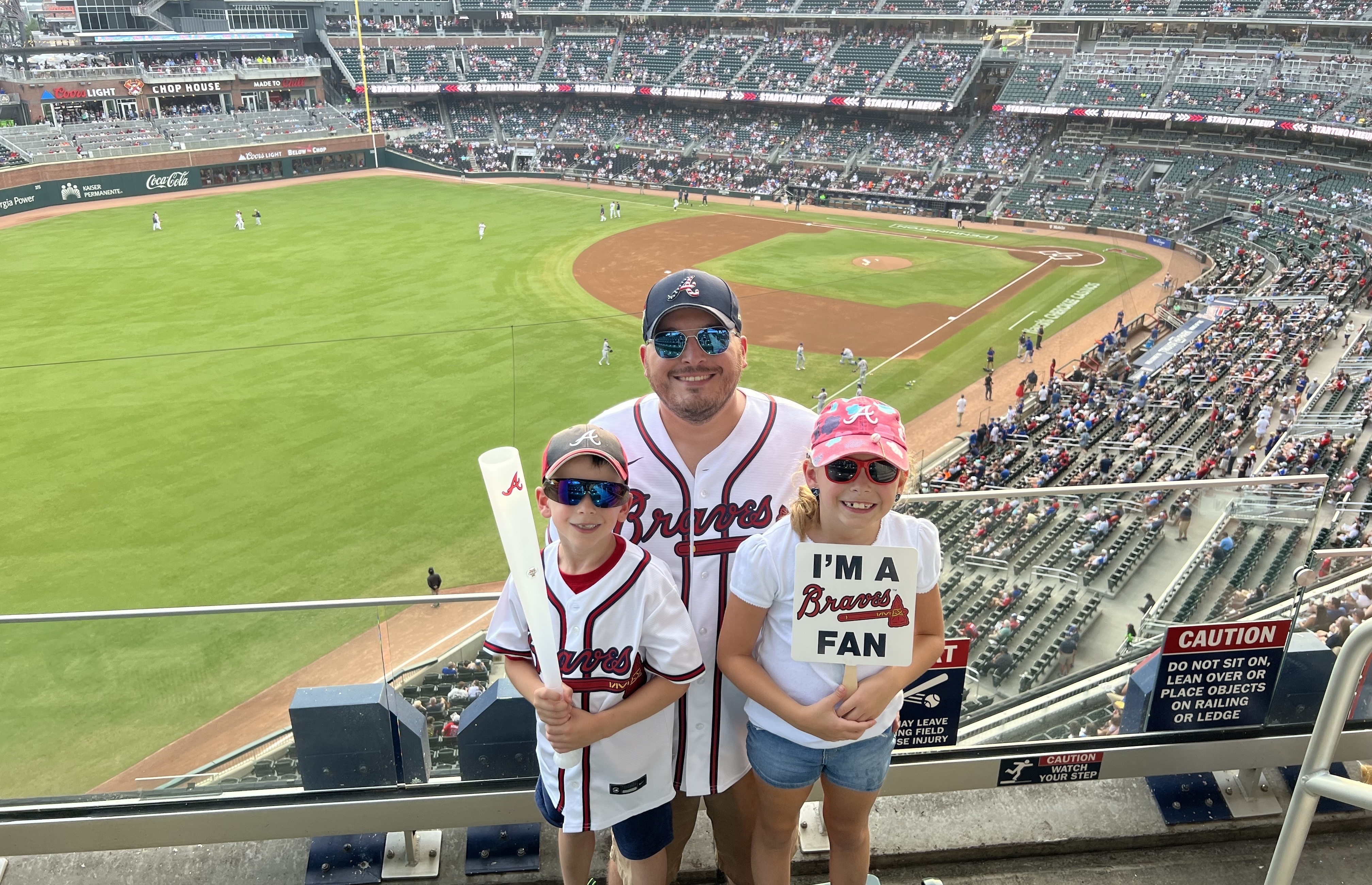 My view from the Chop House. Chop on! : r/Braves