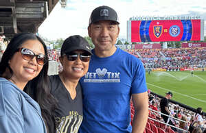 H Wong attended Real Salt Lake - MLS vs New York City FC on Jun 10th 2023 via VetTix 
