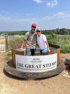The Grape Stomp in Fredericksburg