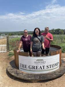 The Grape Stomp in Fredericksburg