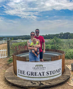 The Grape Stomp in Fredericksburg
