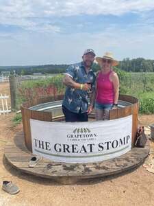 The Grape Stomp in Fredericksburg