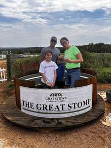 The Grape Stomp in Fredericksburg