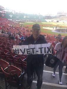 Peter Richtmyer attended Boston Red Sox - MLB vs Cincinnati Reds on May 30th 2023 via VetTix 