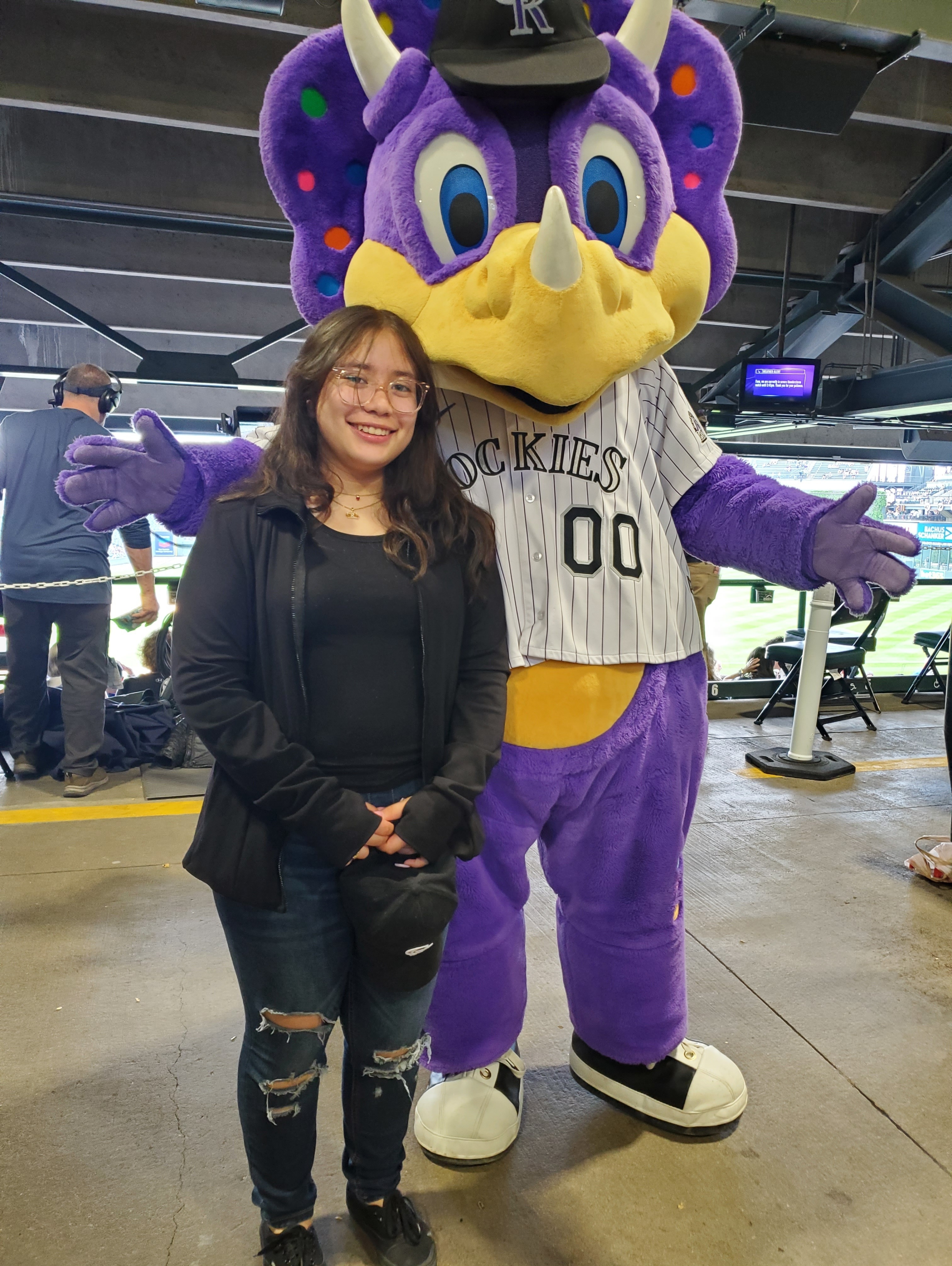 Rockies mascot, Dinger, makes argument for best-dressed over the