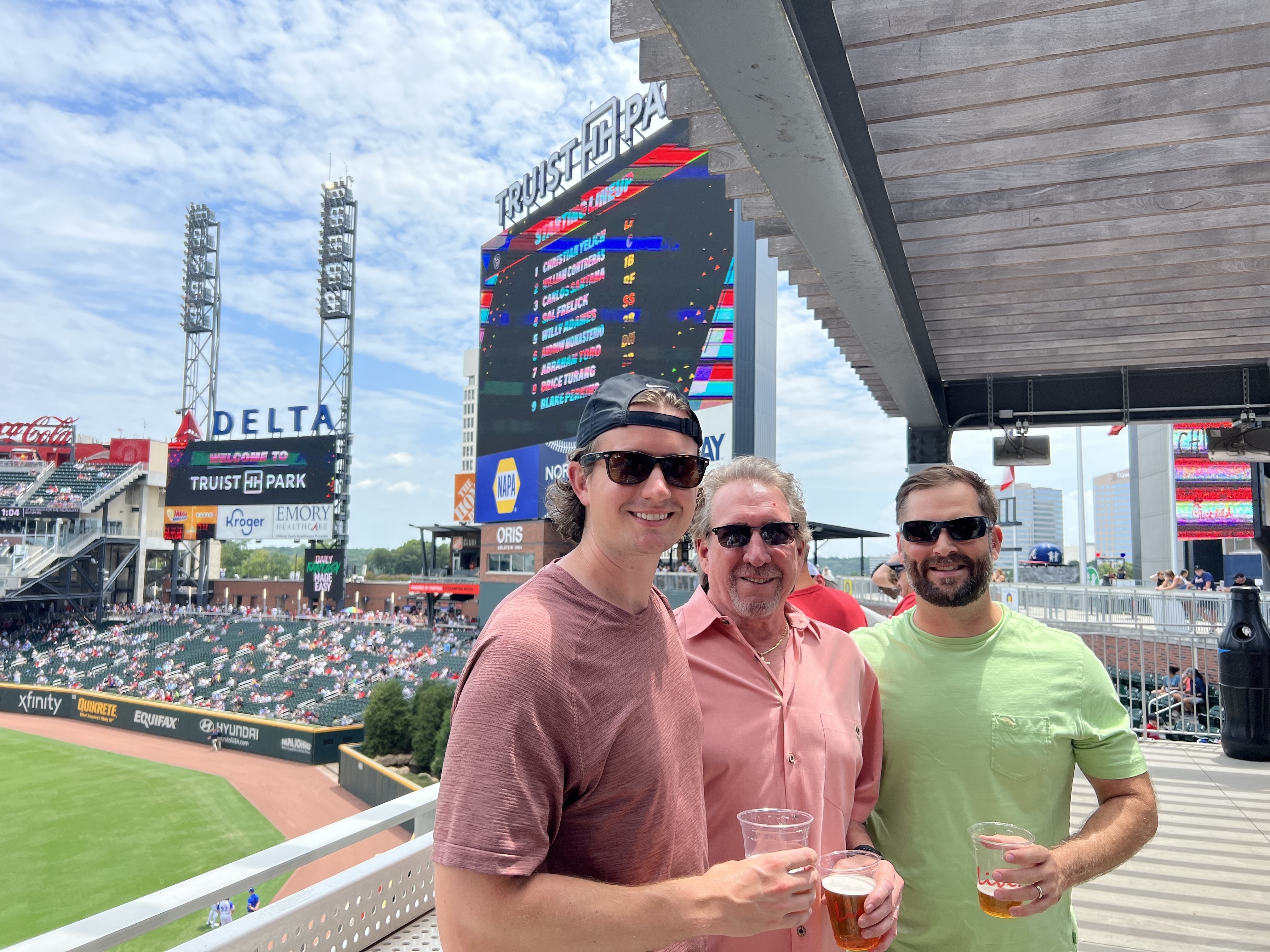 Atlanta Braves vs. Milwaukee Brewers, The Chop House.