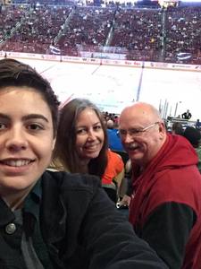 Aimee attended Arizona Coyotes vs. Anaheim Ducks - NHL on Feb 20th 2017 via VetTix 