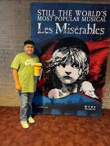 Kenneth attended Les Miserables (touring) on Jul 30th 2023 via VetTix 