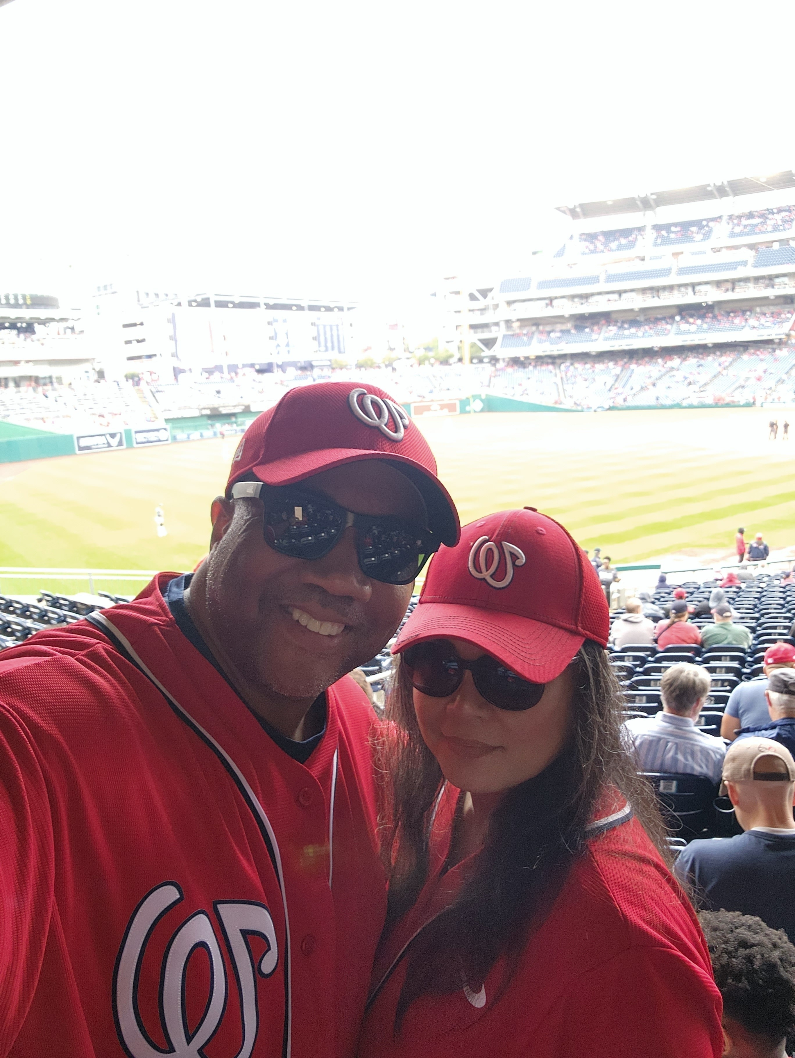 Washington Nationals Players Wear U.S. Navy Caps Today