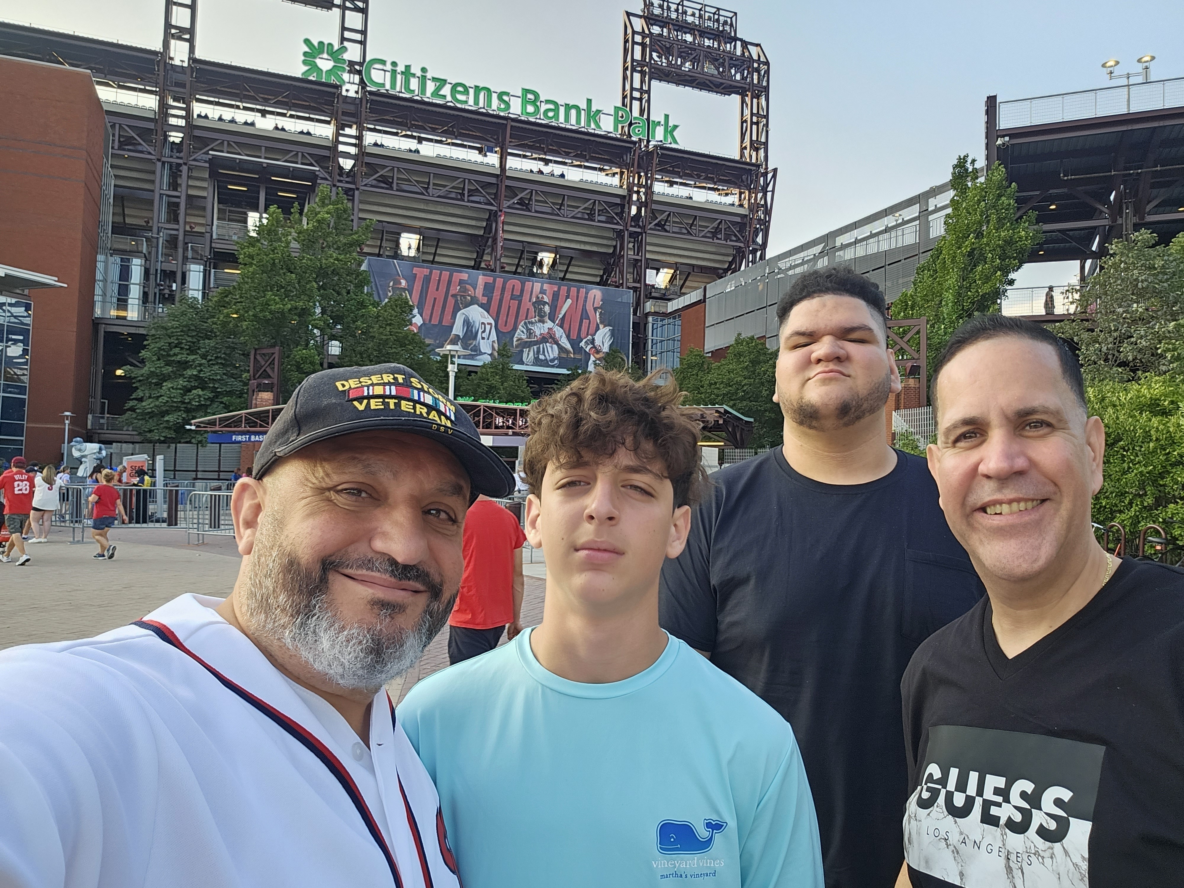 Philadelphia Phillies Vineyard Vines Baseball Cap T-Shirt - Light Blue