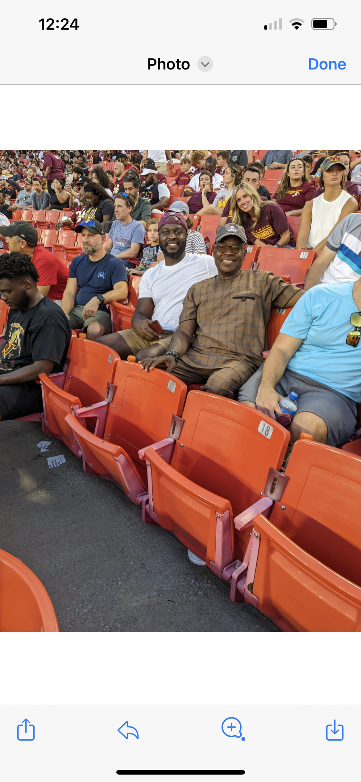 NFL Commanders vs Bengals Club level seats 