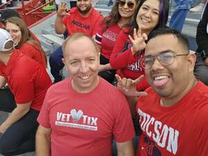 Alvaro attended Arizona Wildcats - NCAA Football vs Utah Utes on Nov 18th 2023 via VetTix 