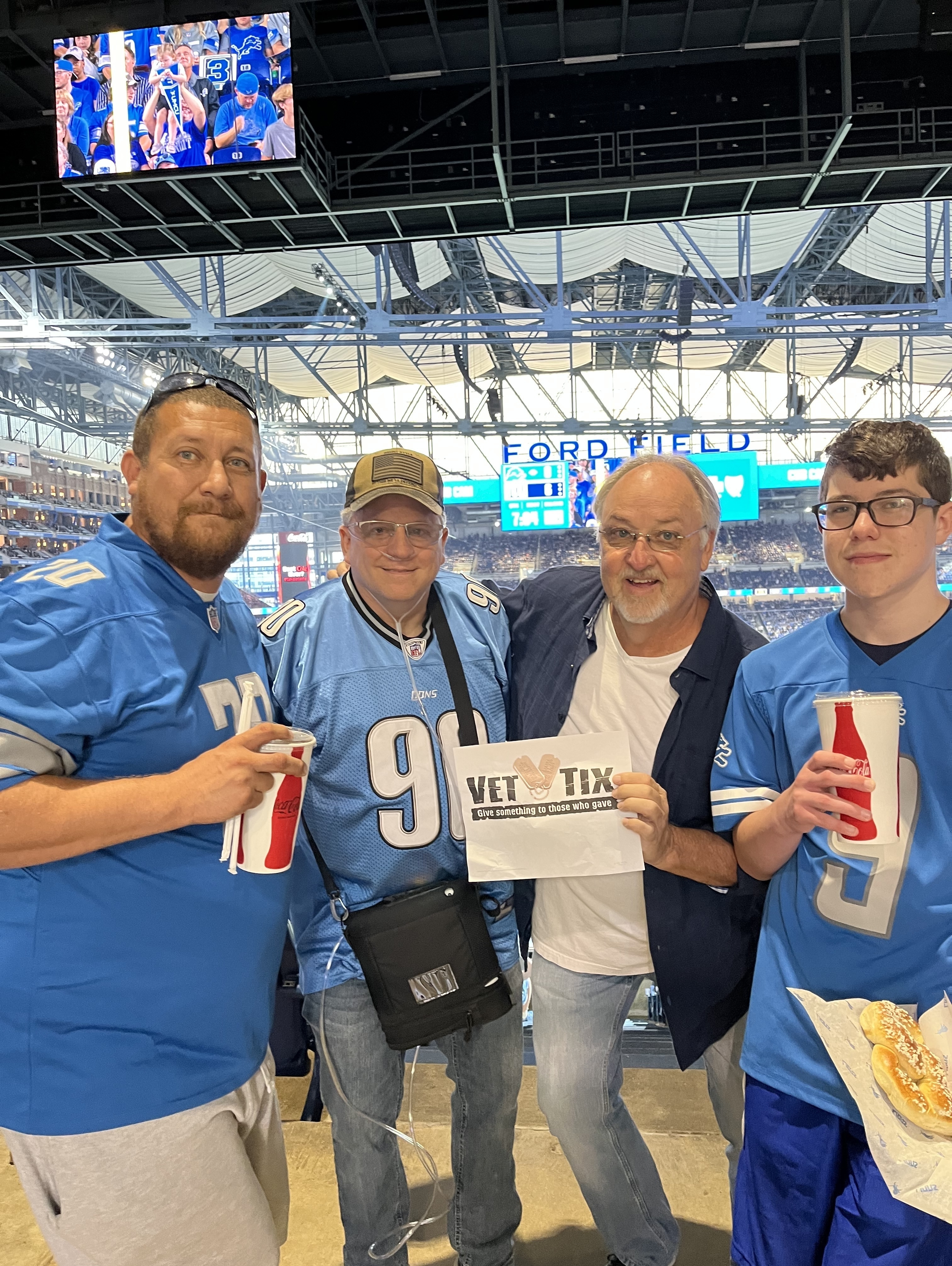 NFL Detroit Lions Coil Hat