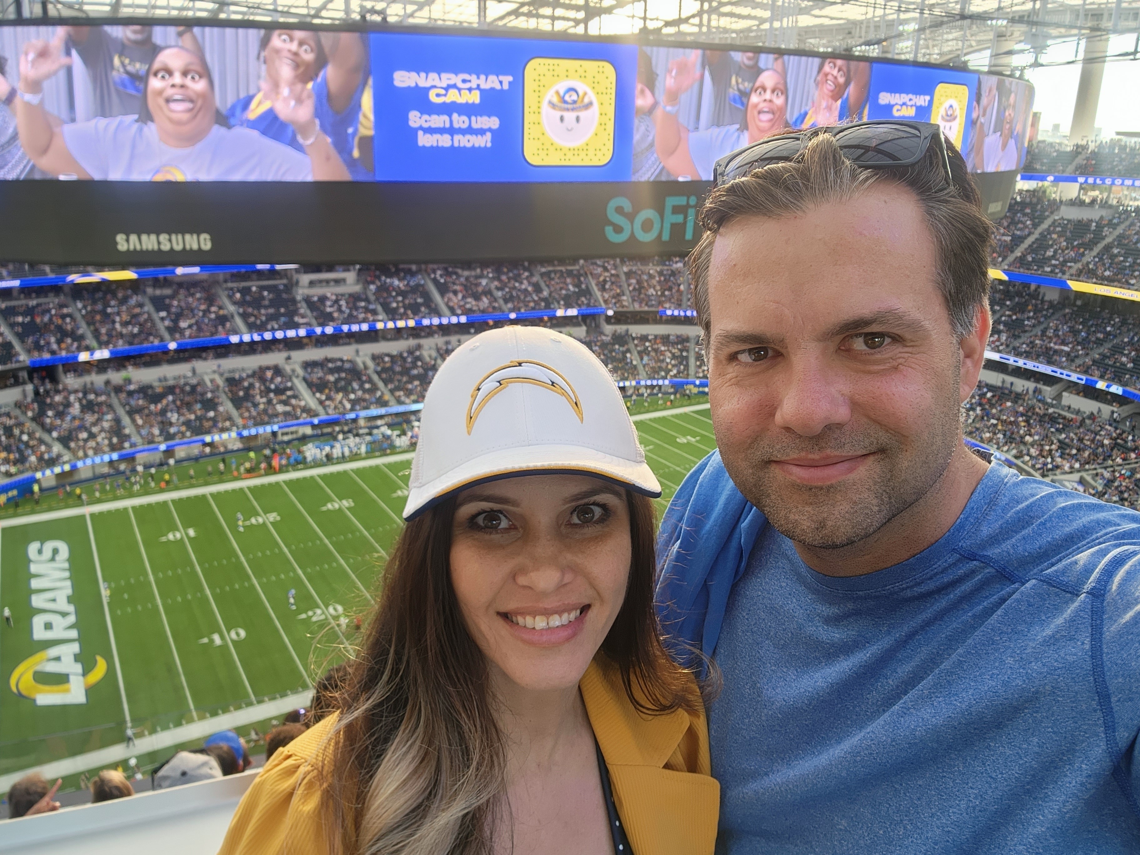 Los Angeles Rams vs. Los Angeles Chargers. Donated by: #VetTix