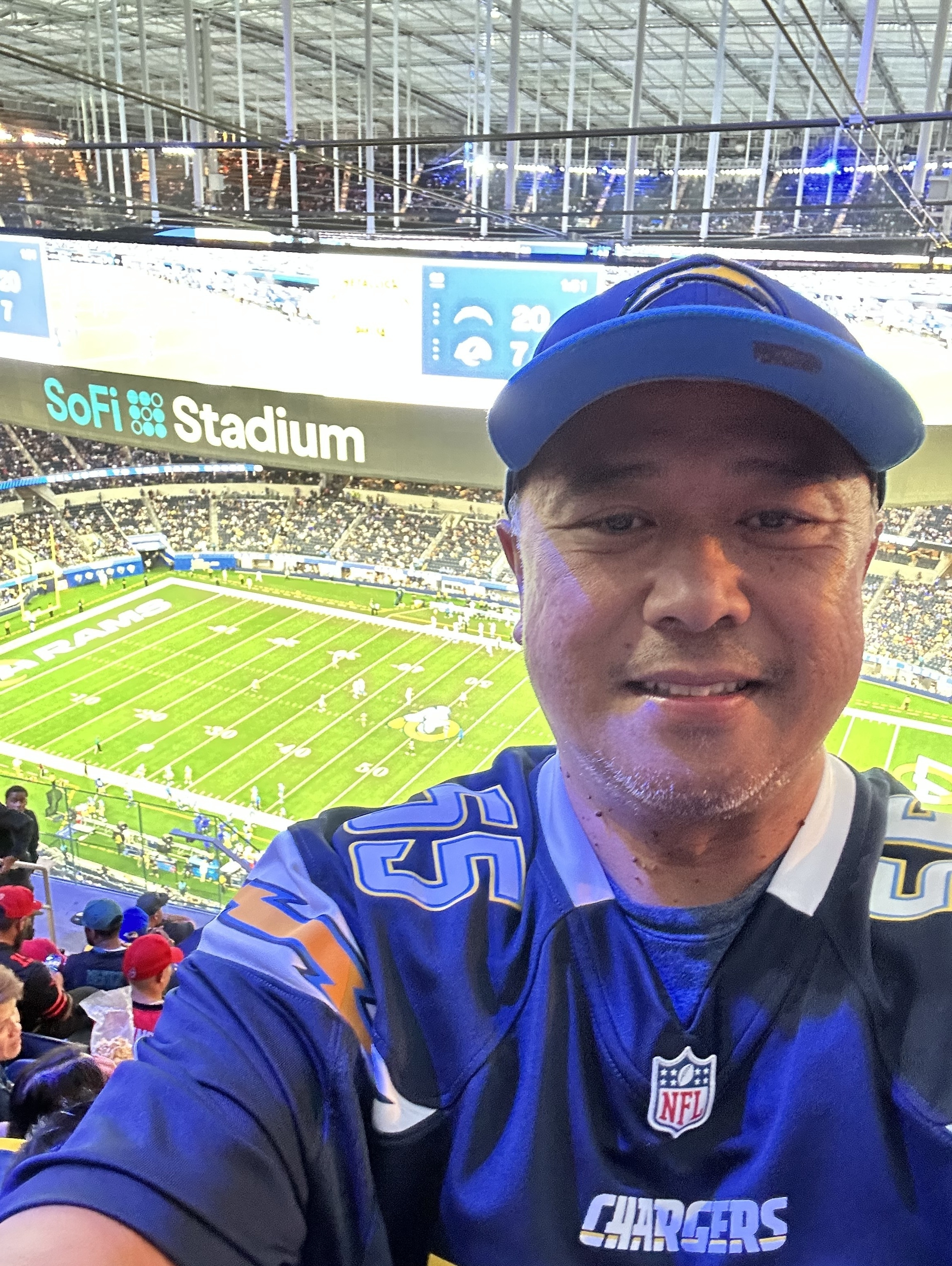 Los Angeles Rams vs. Los Angeles Chargers. Donated by: #VetTix